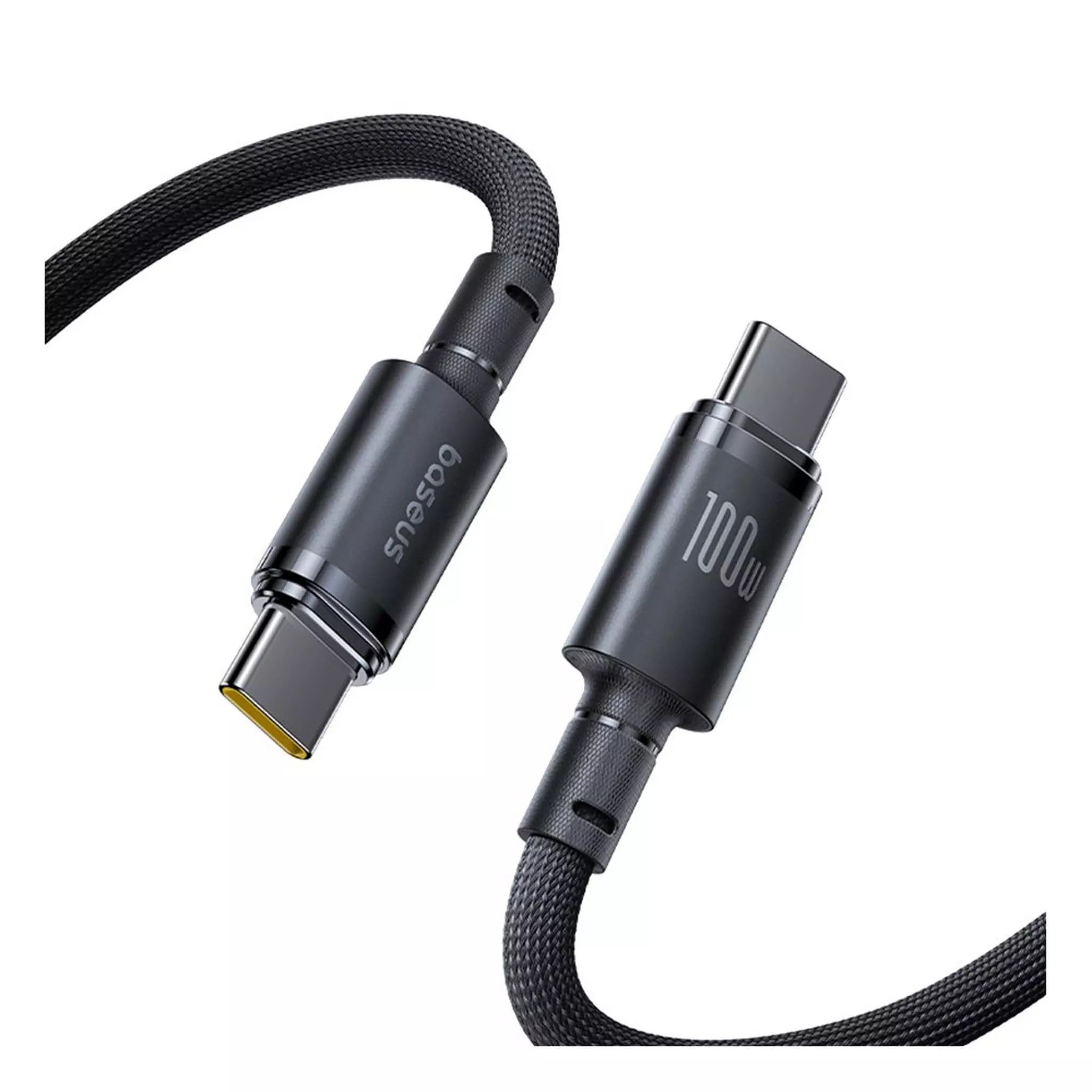 Baseus New Braided Fast Charging Cable USB-C to USB-C 100W 2m - Black
