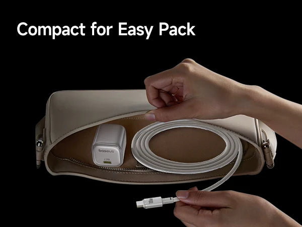 Baseus New Braided Fast Charging Cable USB-C to USB-C 100W 1m - White