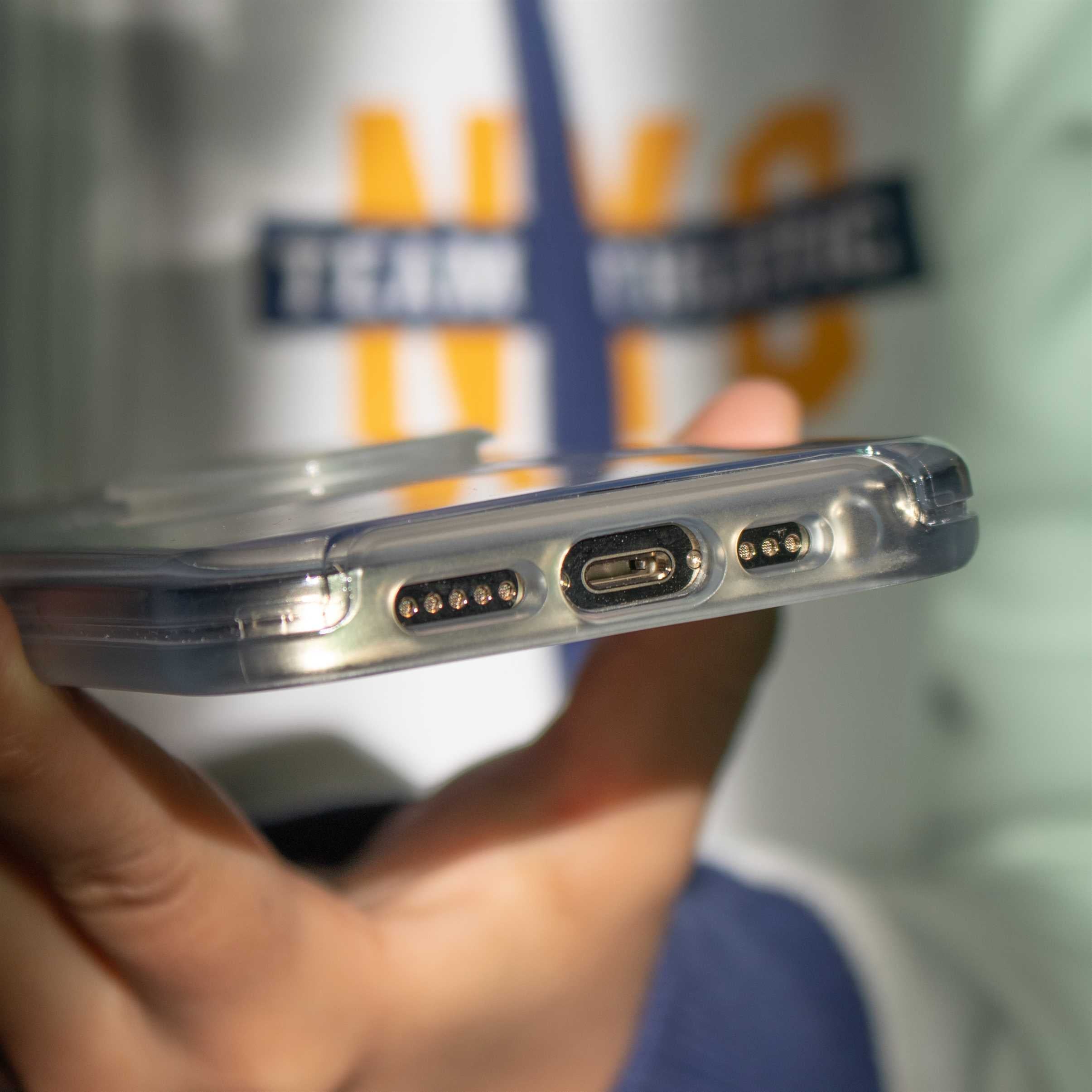Otterbox Otter+Pop Symmetry Clear Case iPhone 12 mini - Clear - كفر حماية عالية مع مسكة دائرية بوب سوكت - اوتربوكس - شفاف