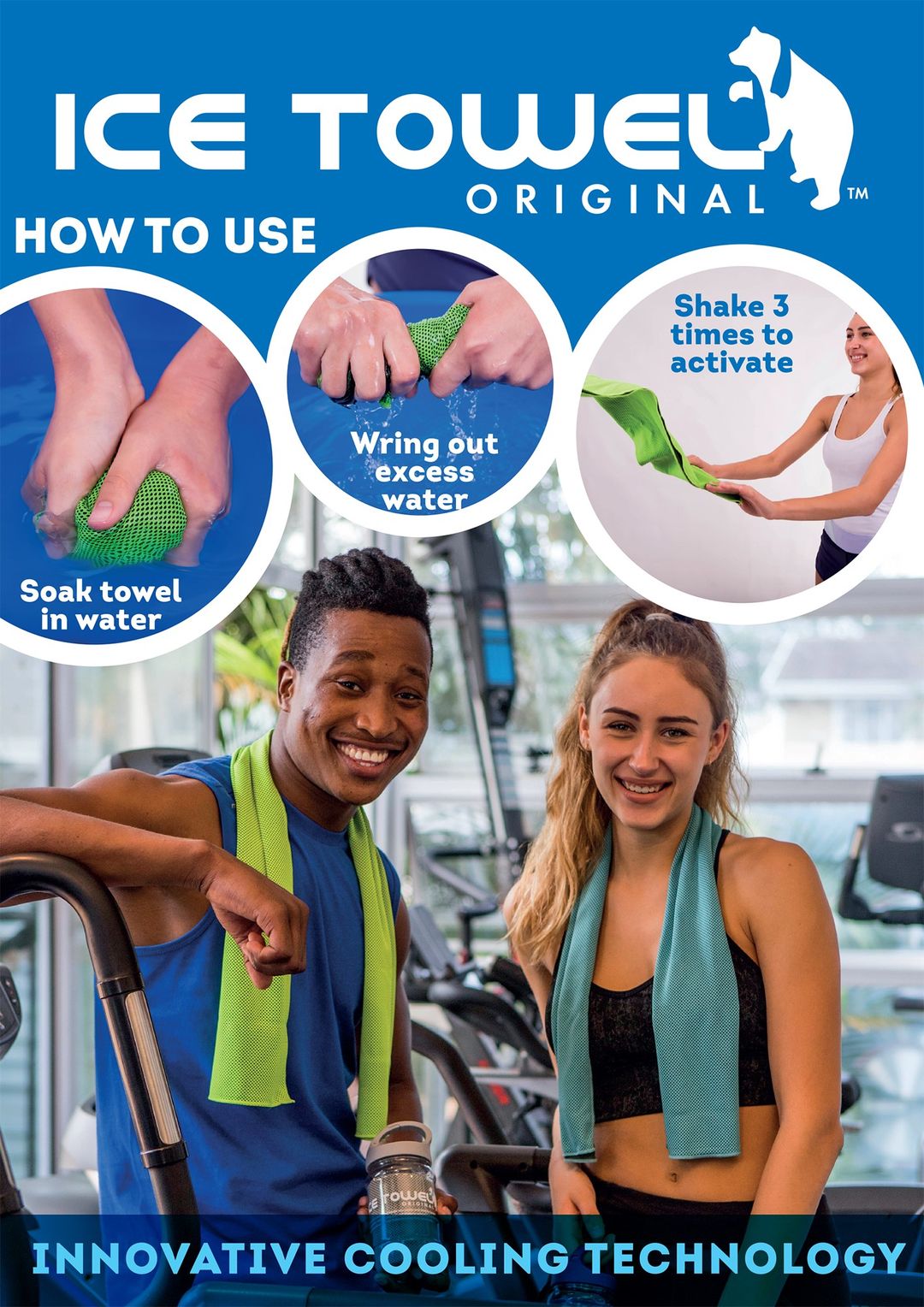Staycool ICE Towel - Green