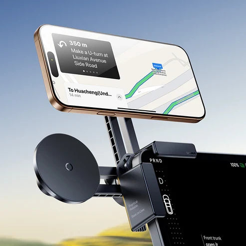 Baseus MaxView Magnetic Car Mount for Infotainment Screen – Grey