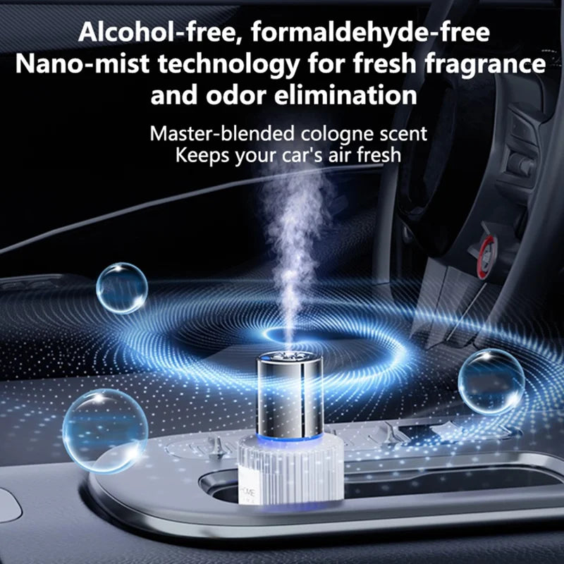YESIDO VC16 Smart Car Fragrance Diffuser Type C Rechargeable 5 Modes Automatic Air Freshener