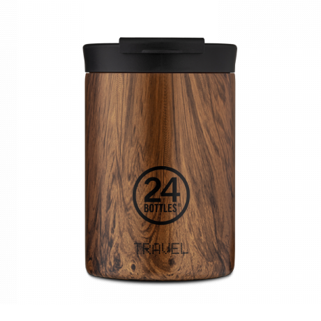 24Bottles Travel Tumbler 350ml - Sequoia Wood