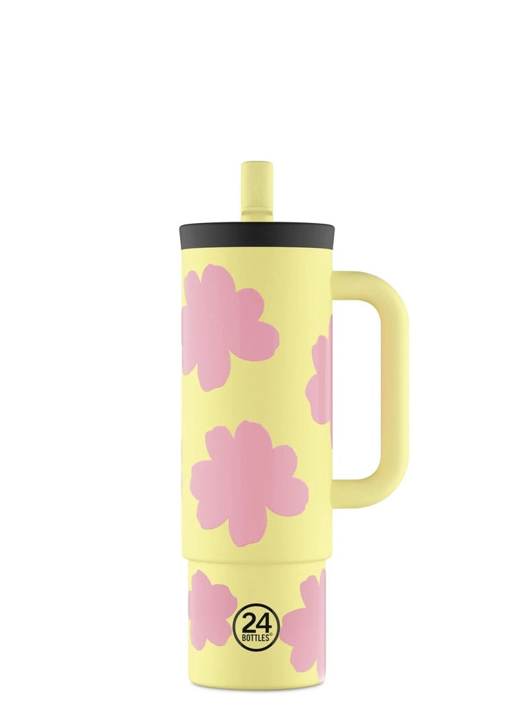 24Bottles - Straw Cup 800ml Daydreaming Yellow
