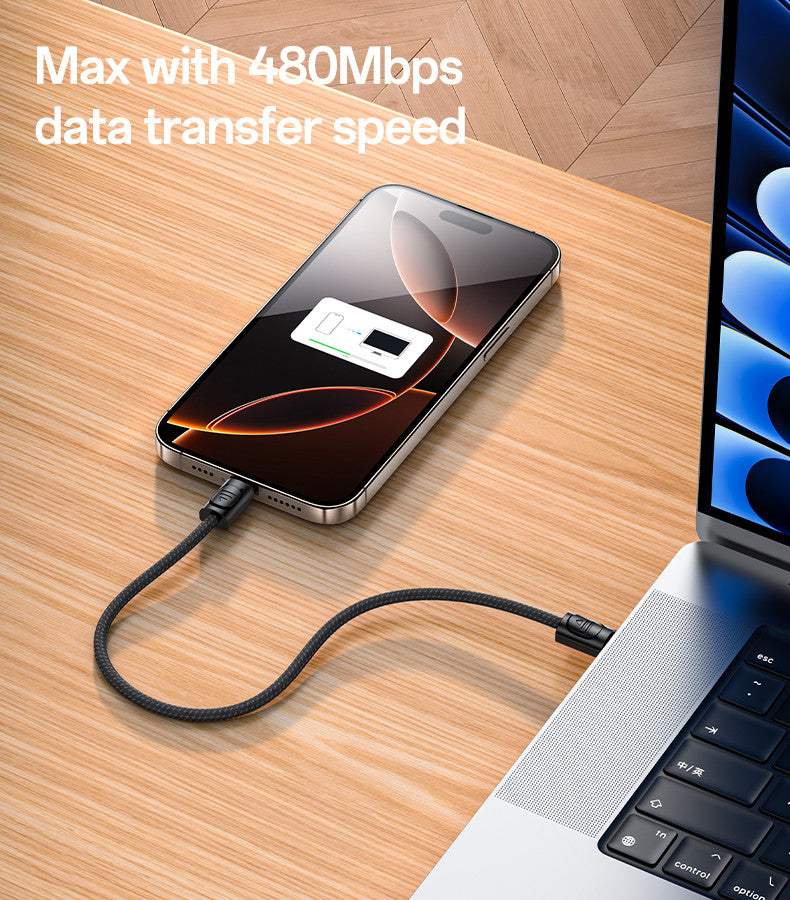 Yesido CA177 20CM 60W Type-C to Type-C Fast Charging Data Cable