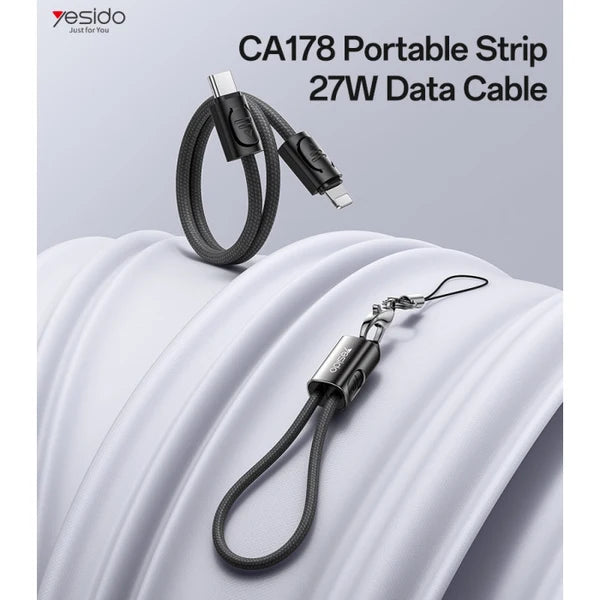 Yesido CA178 20CM 27W Type-C To Lightning Data Cable