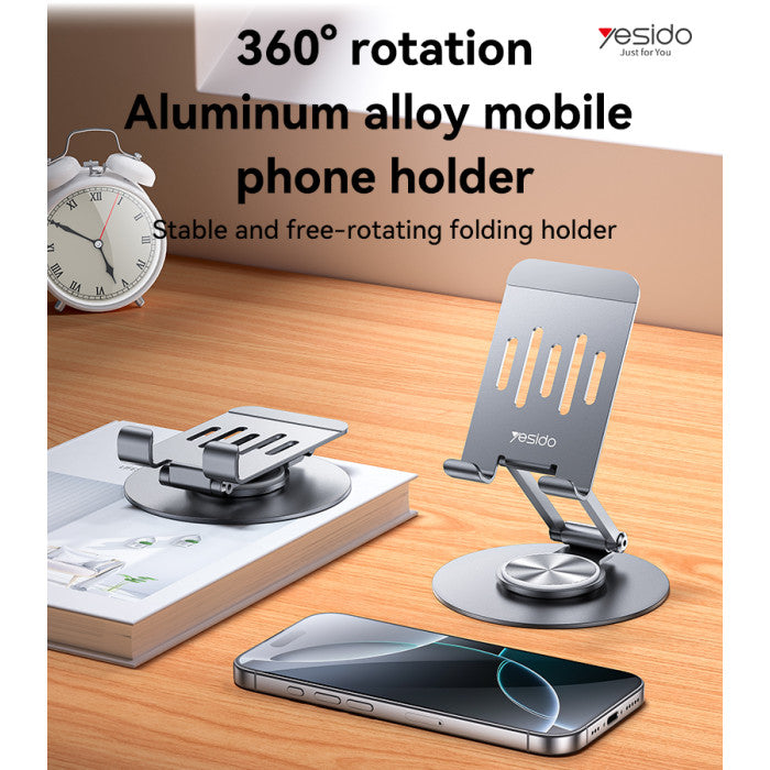 Yesido C299 360° Aluminum Alloy Folding Mobile Phone Holder
