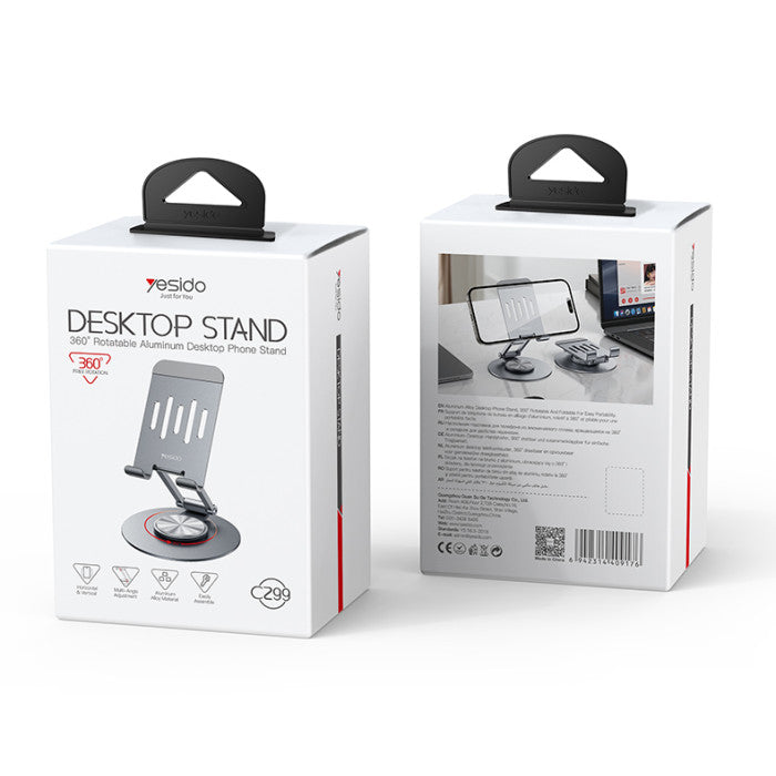 Yesido C299 360° Aluminum Alloy Folding Mobile Phone Holder