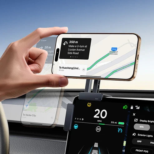 Baseus MaxView Magnetic Car Mount for Infotainment Screen – Grey