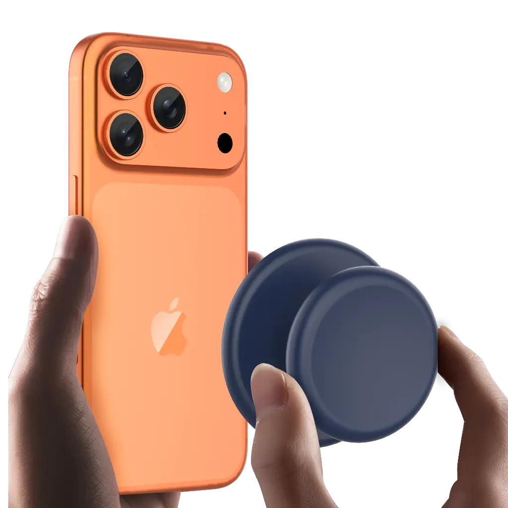 Green Lion Mag Pop Magnetic Phone Grip - Dark blue - مسكة دائرية - ستاند - خاصية الماغ سيف