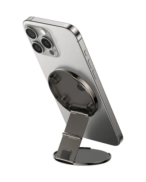 Baseus PrimeTrip VX1 Travel Magnetic Phone Holder – Black [D] - ستاند دائري + ماغ سيف