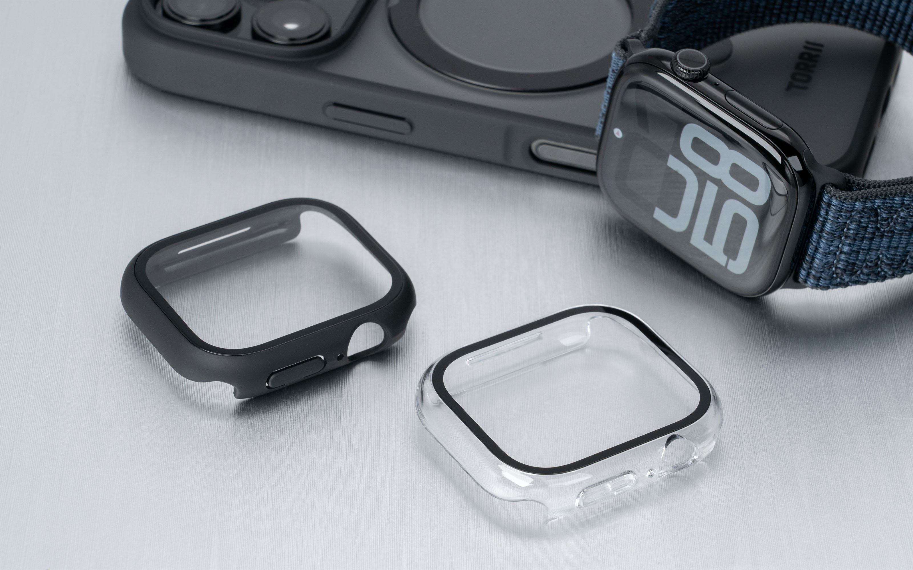 TORERO for Apple Watch Series 10 - 46mm - كفر + حماية شاشة - ساعة الابل واتش الجيل العاشر