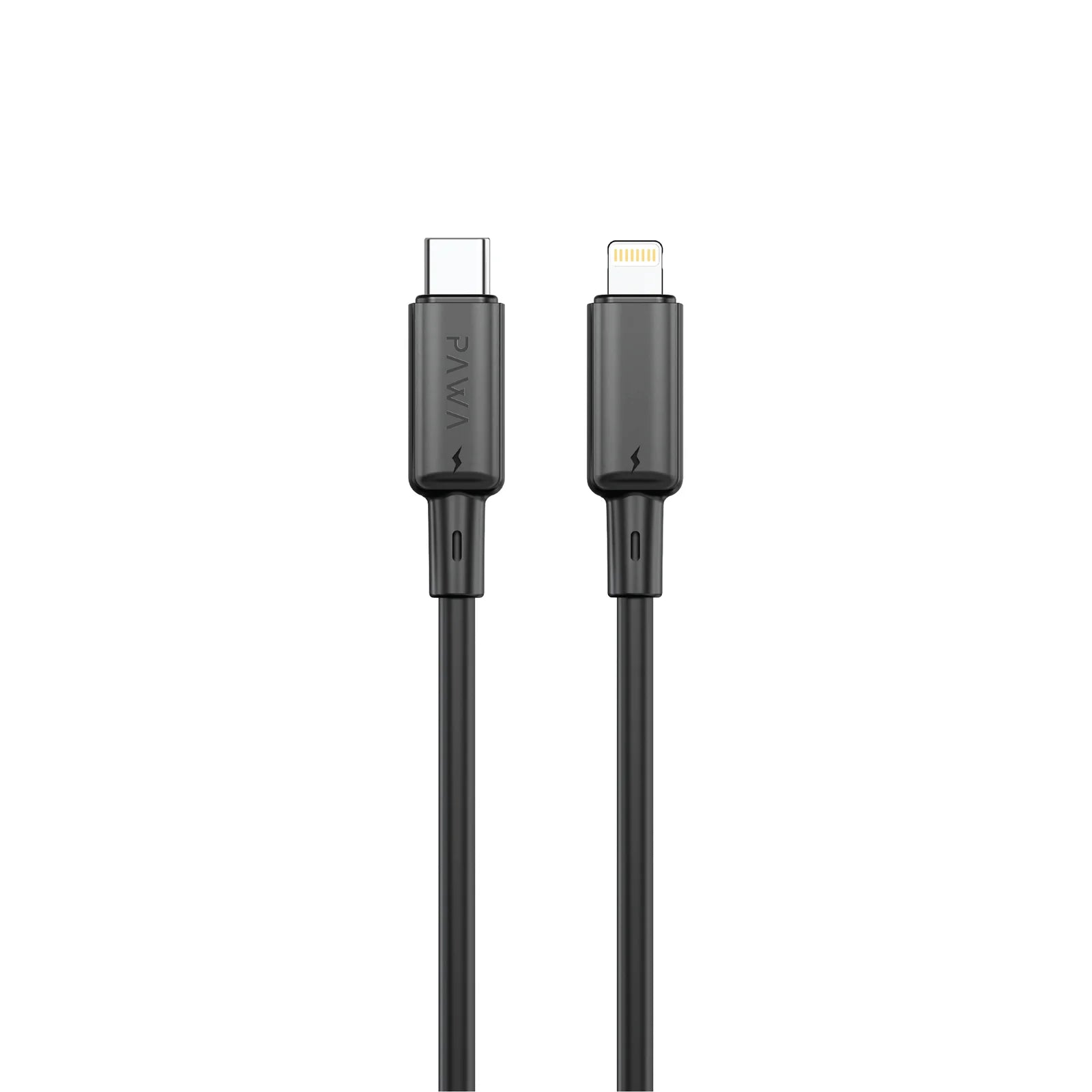 PAWA 3A USB-C TO Lightning Quick Charging - 1.2m - Black