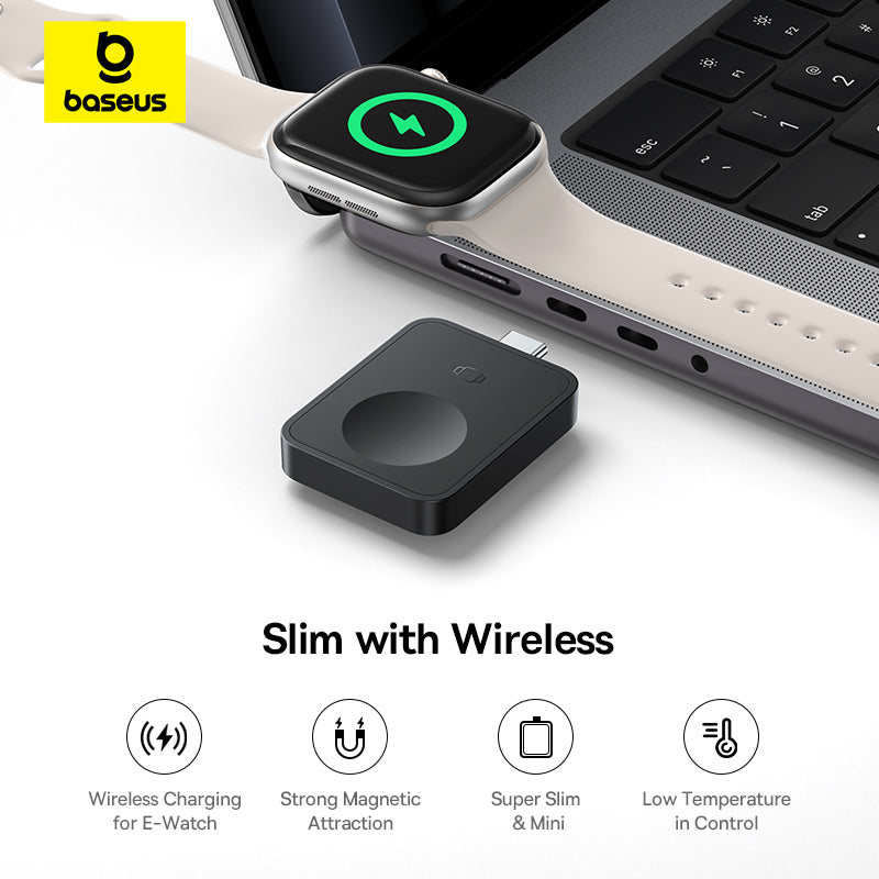 Baseus MagPro Magnetic Wireless Charger for E-Watch 2.5W Cosmic Black