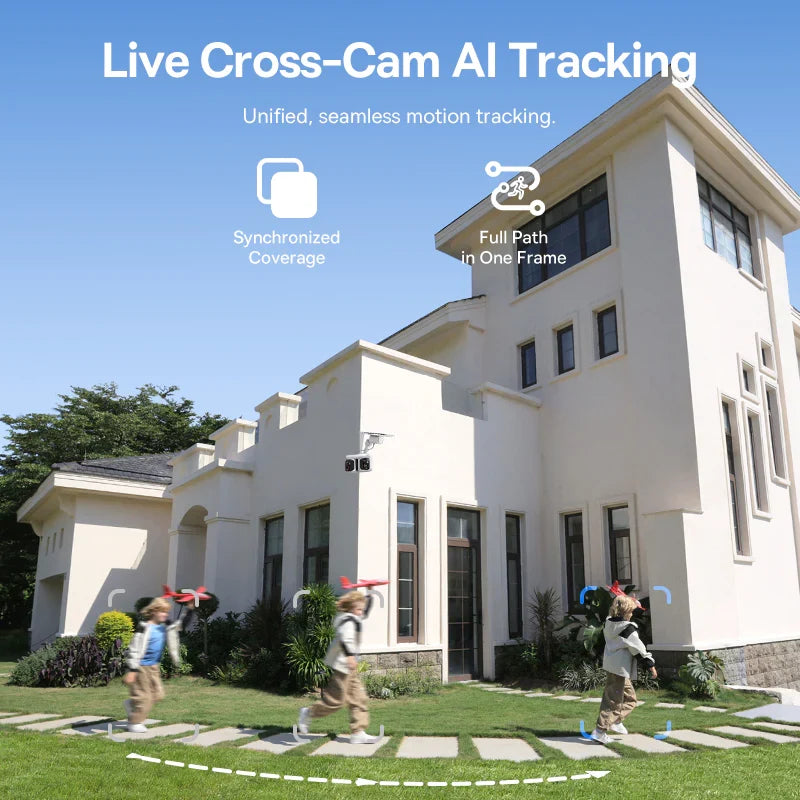 Baseus Security X1 Pro Outdoor Dual Camera 3K - White