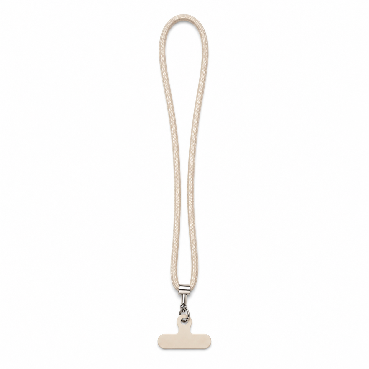 Lanyard / With Clear Case - Light Ivory