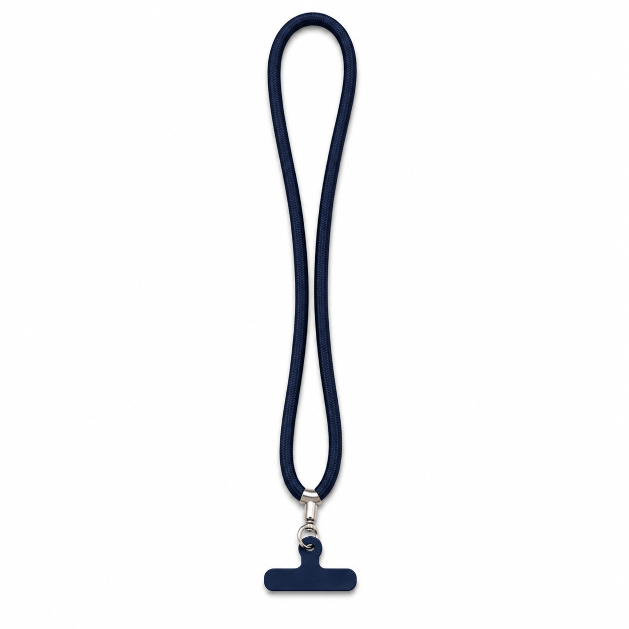 Lanyard / With Clear Case - Navy Blue