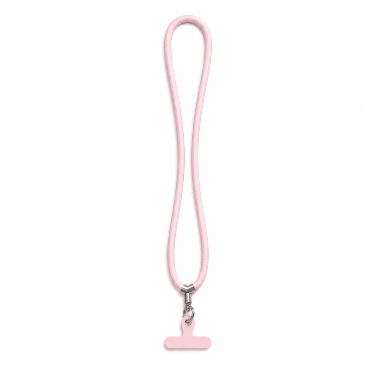 Lanyard / With Clear Case - Light Pink