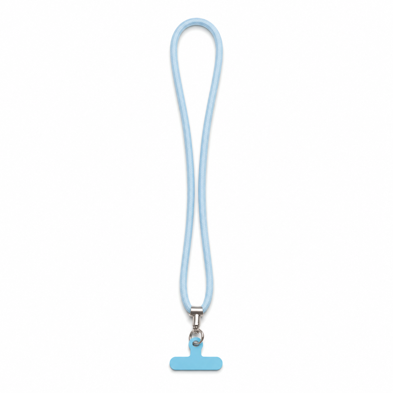 Lanyard / With Clear Case - Sky Blue
