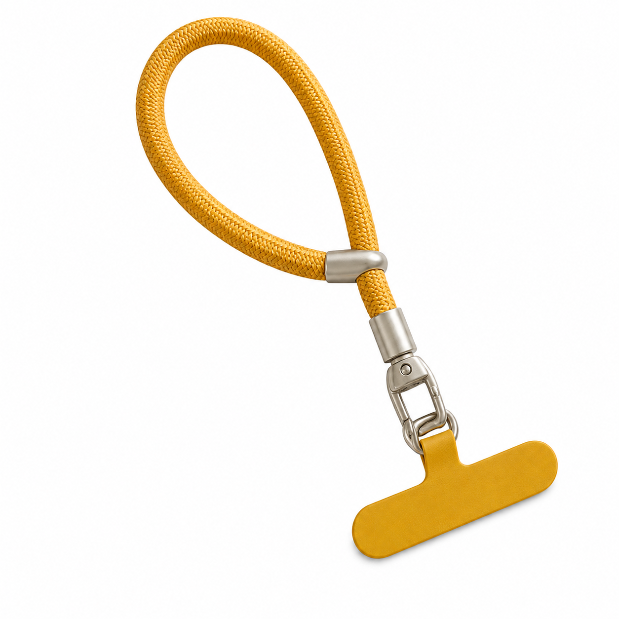 Short Lanyard / With Clear Case - Mustard Yellow