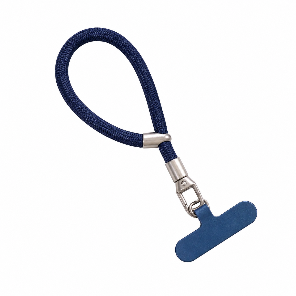 Short Lanyard / With Clear Case - Navy Blue