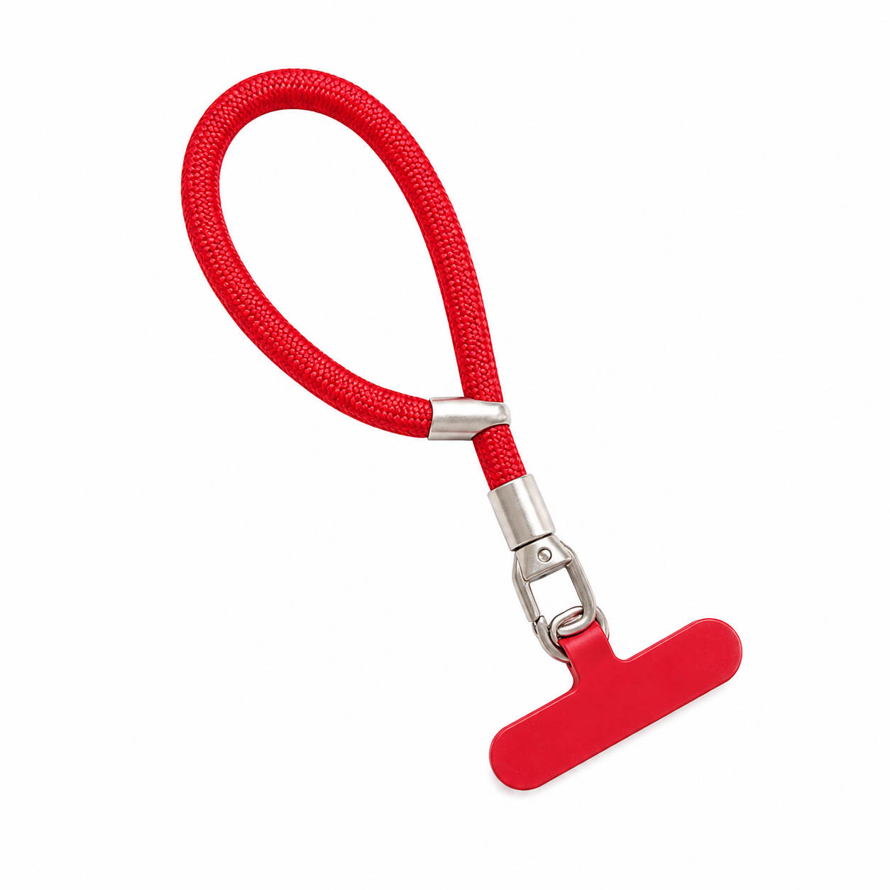 Short Lanyard / With Clear Case - Red