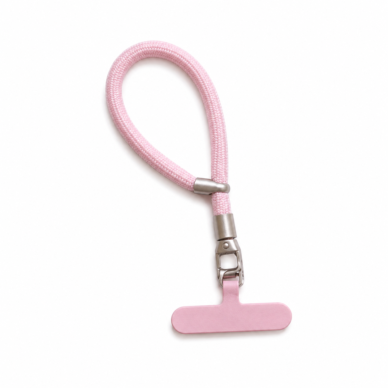 Short Lanyard / With Clear Case - Pink