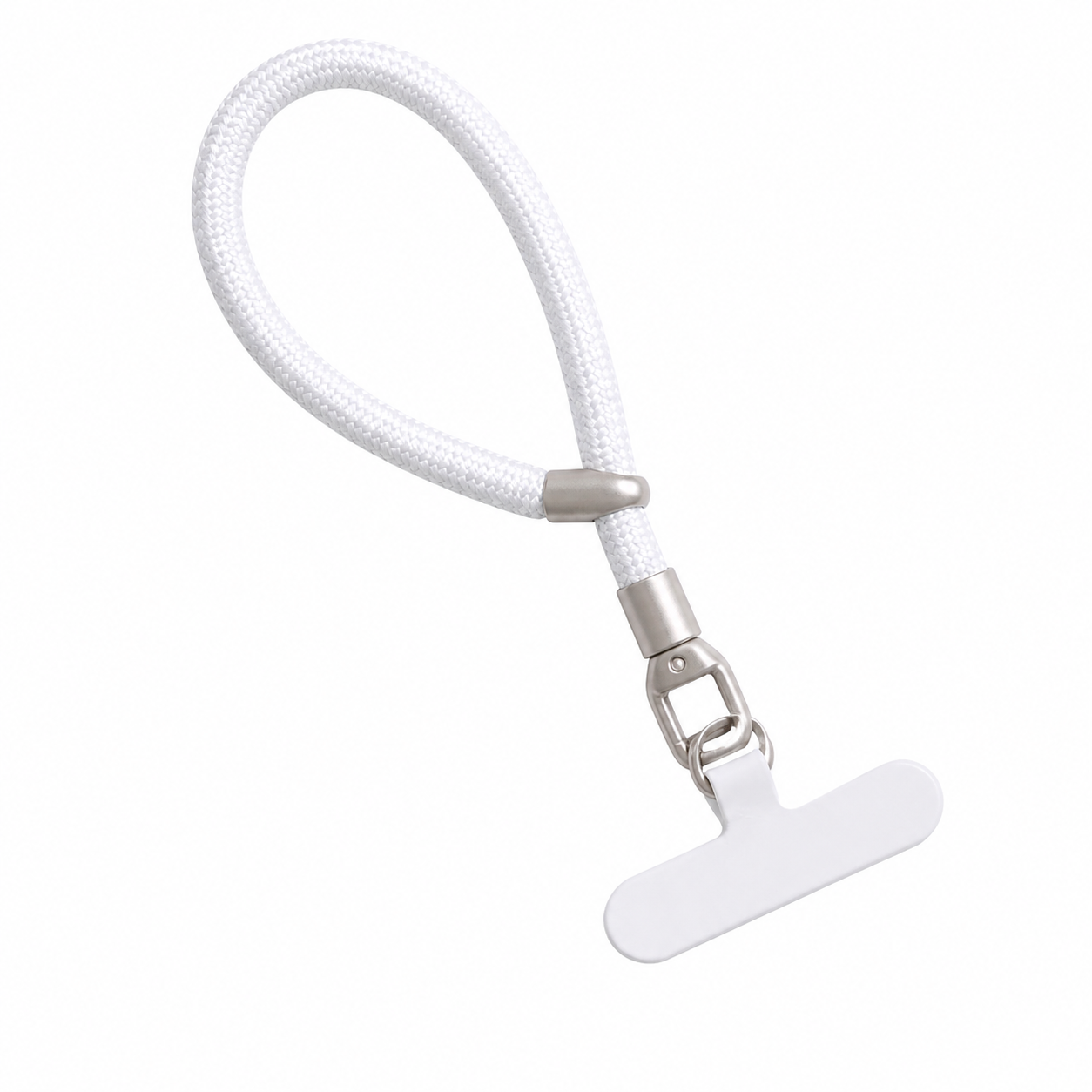 Short Lanyard / With Clear Case - White