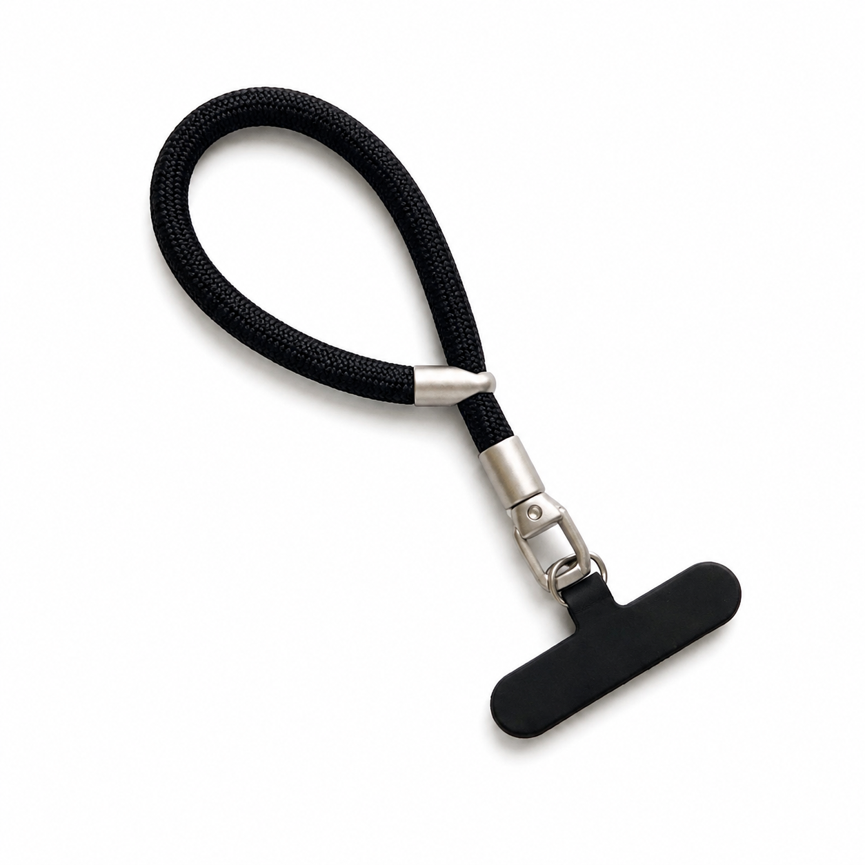 Short Lanyard / With Clear Case - Black