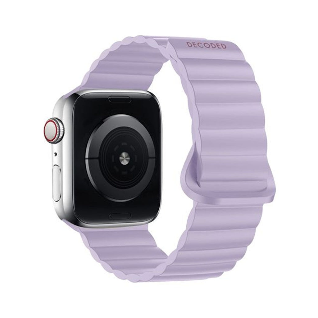 Decoded Silicone Magnet Traction Loop Strap Lite for AppleWatch (Lavender) 49/46/45/44/42mm