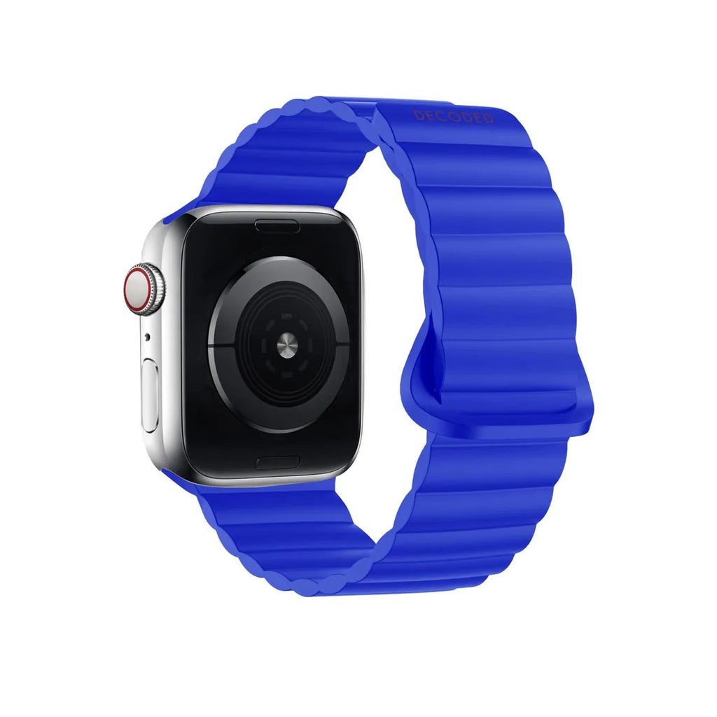 Decoded Silicone Magnet Traction Loop Strap Lite for AppleWatch (Galactic Blue) 49/46/45/44/42mm