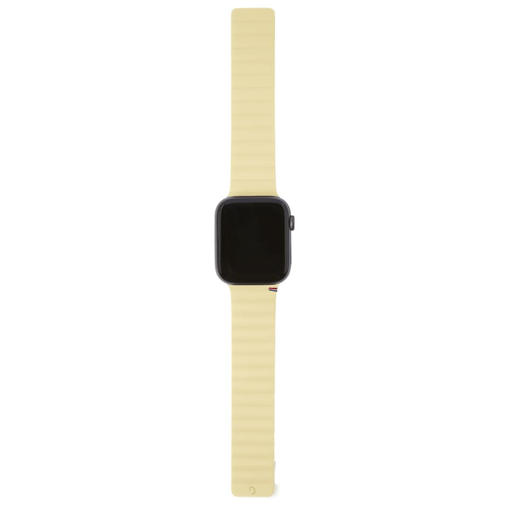 Decoded Silicone Magnet Traction Lite Strap for Apple Watch (Sweet Corn)49/46/45/44/42mm [C] - سير ساعة ابل