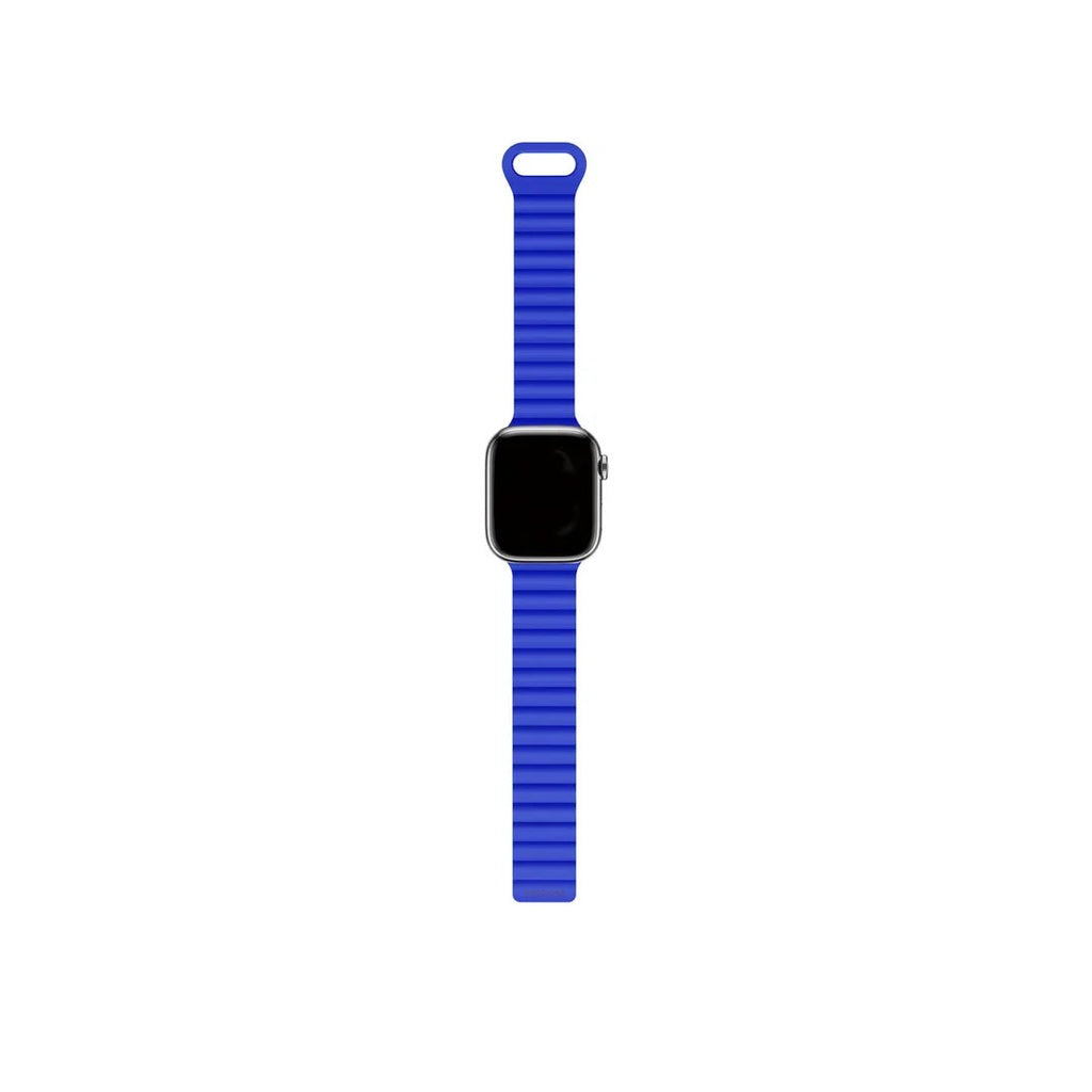 Decoded Silicone Magnet Traction Loop Strap Lite for AppleWatch (Galactic Blue) 49/46/45/44/42mm