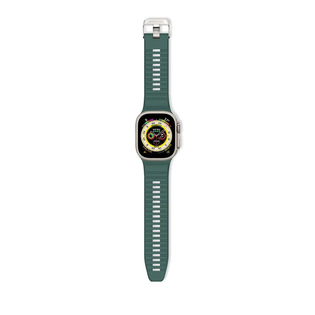 Decoded Silicone Ultra Traction Strap for AppleWatch (Sage Leaf Green) 49/46/45/44/42mm [C] - سير ساعة ابل - سيليكون