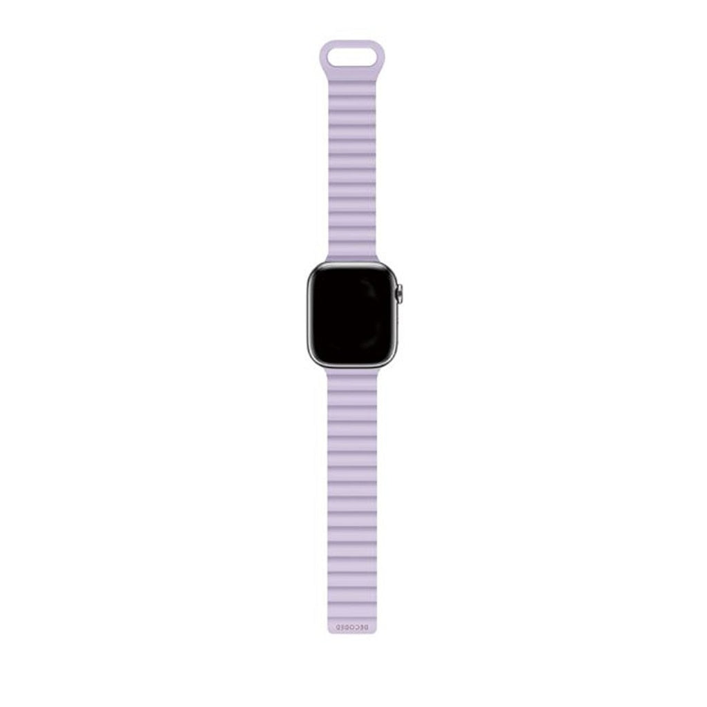 Decoded Silicone Magnet Traction Loop Strap Lite for AppleWatch (Lavender) 49/46/45/44/42mm