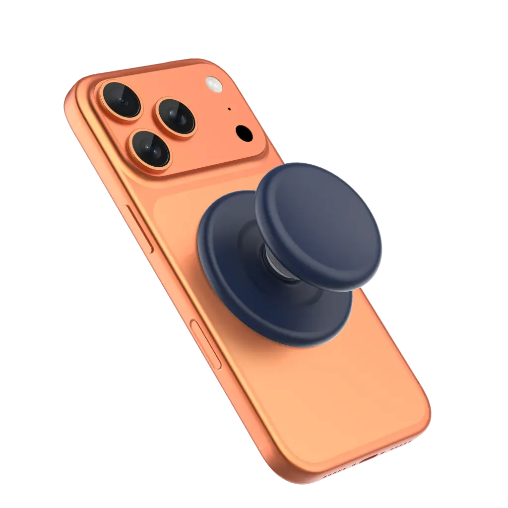 Green Lion Mag Pop Magnetic Phone Grip - Dark blue - مسكة دائرية - ستاند - خاصية الماغ سيف