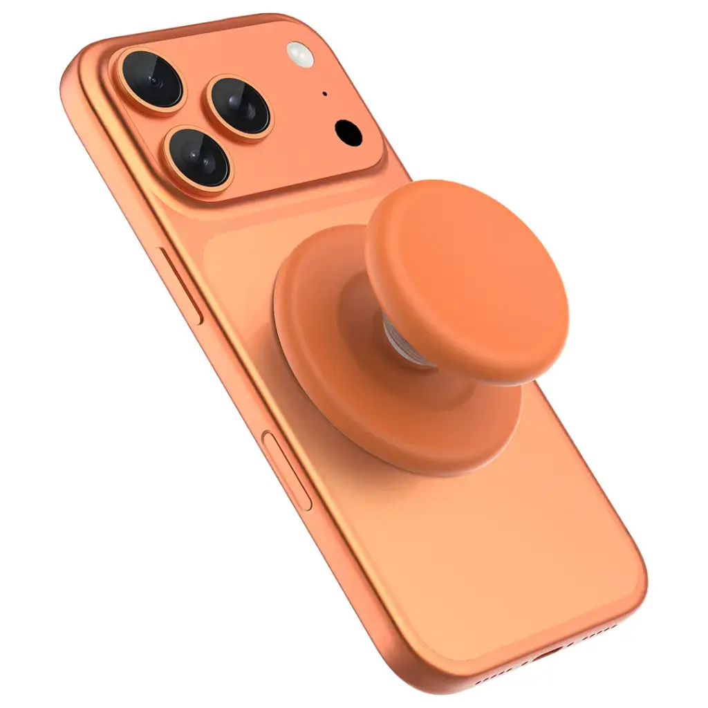 Green Lion Mag Pop Magnetic Phone Grip - Orange - مسكة دائرية - ستاند - خاصية الماغ سيف