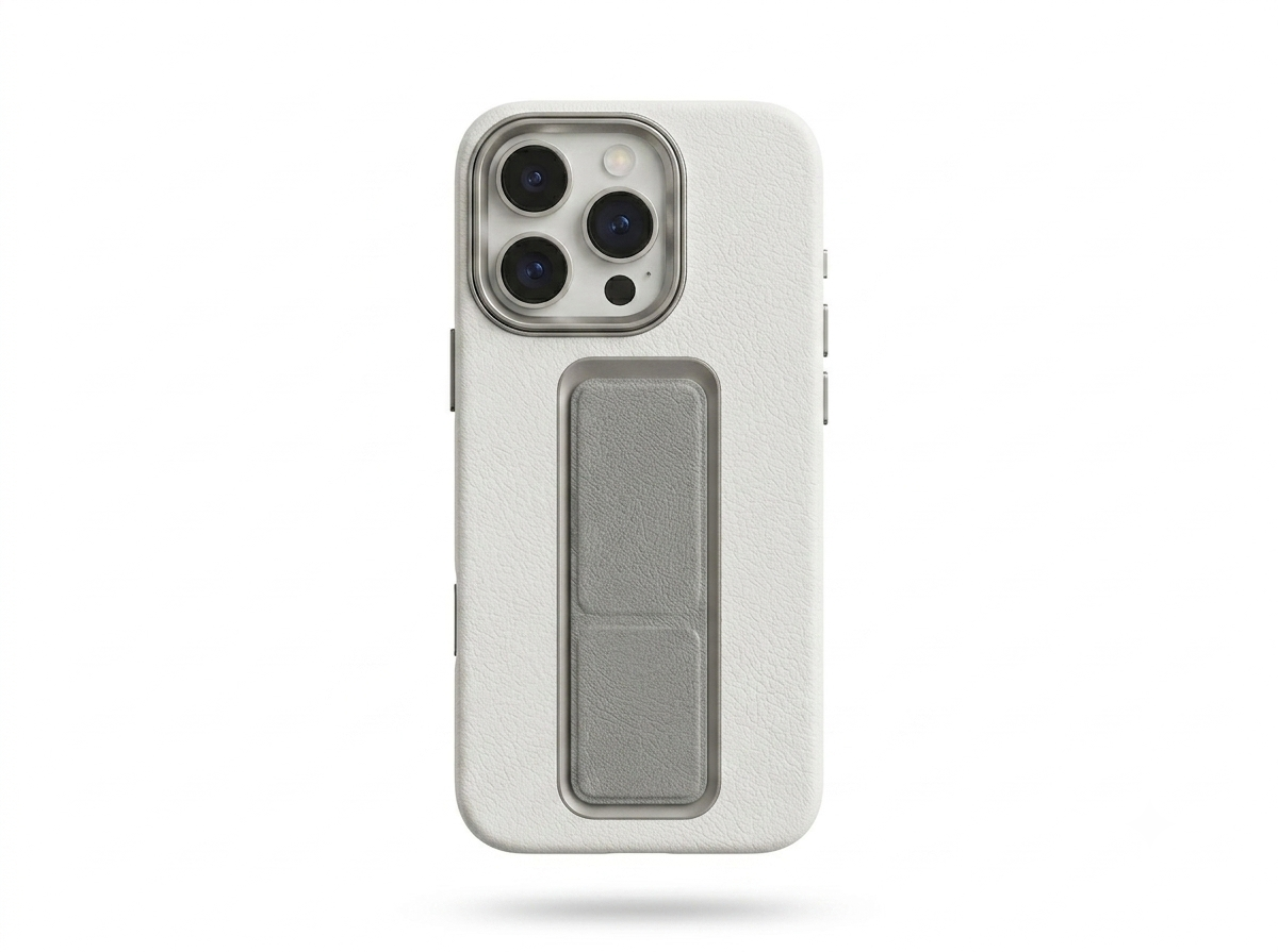 Grip with Case and Grip Horizontal, Vertical and Magnetic Stand White