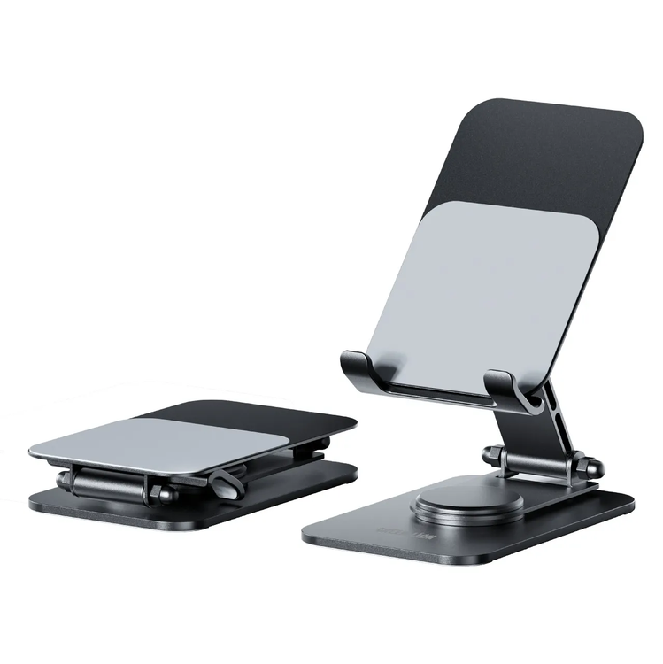Green Lion M5-Foldable Phone & Tablet Holder - Black