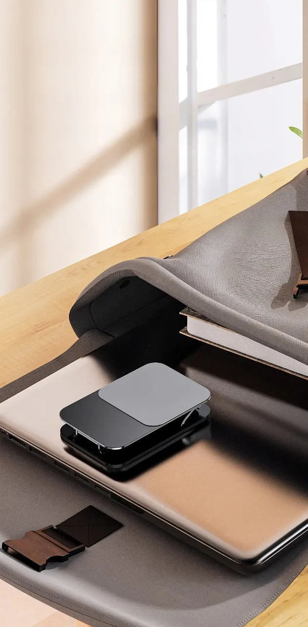 Green Lion M5-Foldable Phone & Tablet Holder - Black