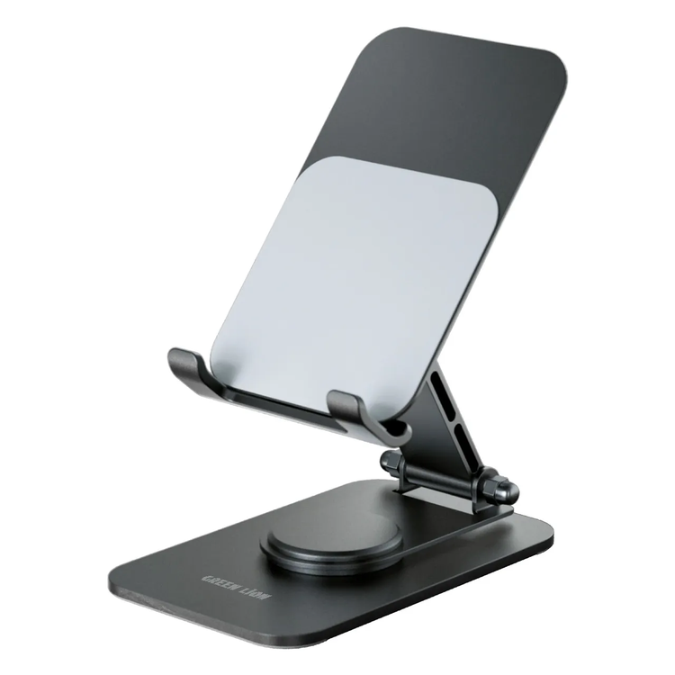 Green Lion M5-Foldable Phone & Tablet Holder - Black