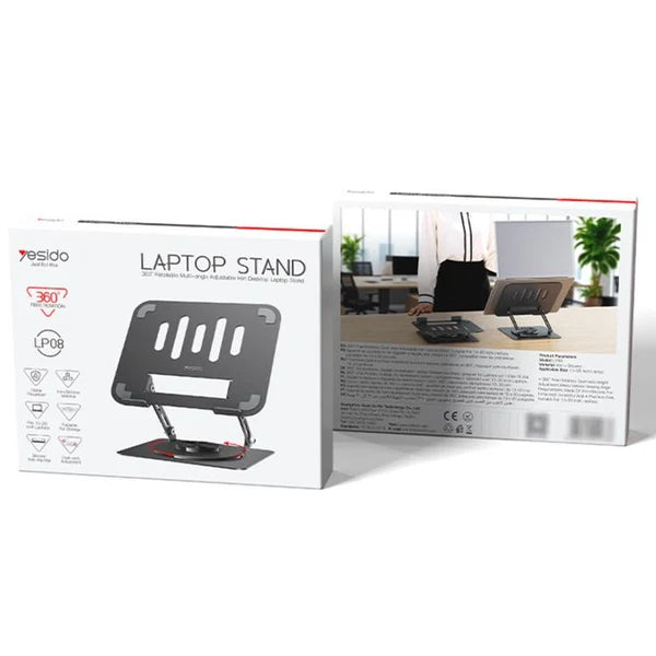 YESIDO LP08 Adjustable Laptop Stand 360° Rotating