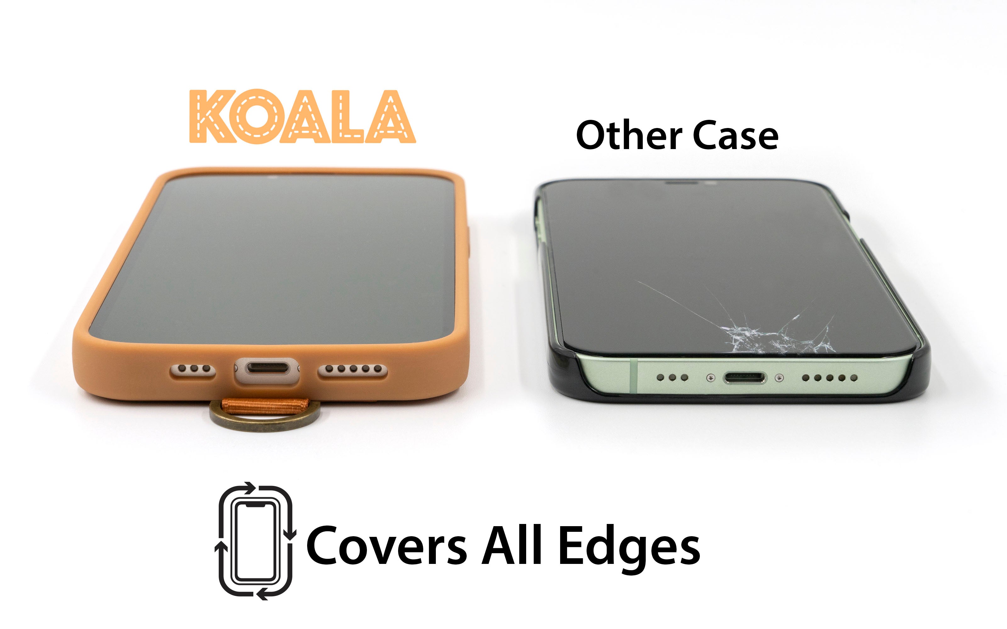 Torrii KOALA Case for iPhone 12 Pro MAX- Black - كفر حماية عالية مع محفظة للبطاقات وخيط علاقة - توري