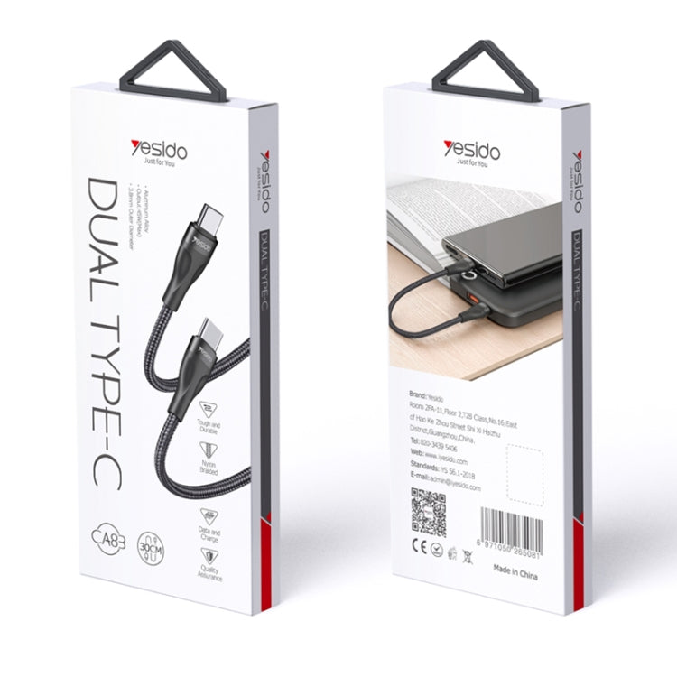 Yesido CA83 30CM 2.4A PD to PD Cable