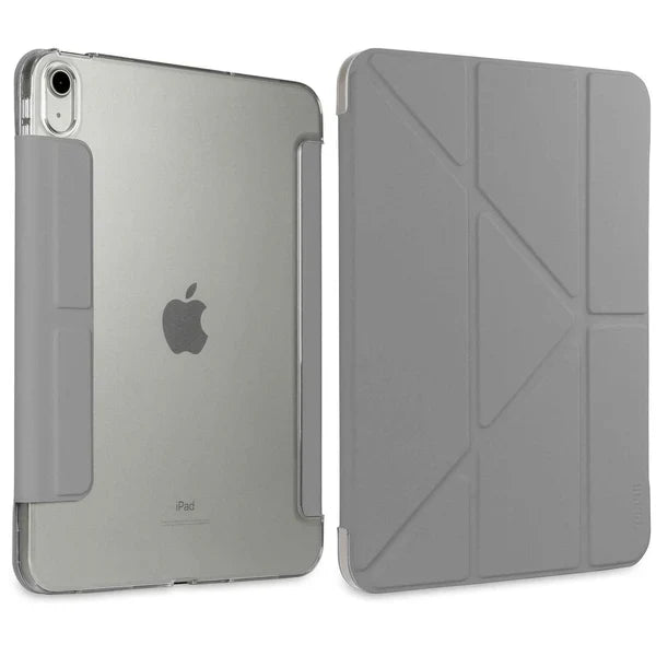 Torrii Torero iPad 11 (A16) & iPad 10.9 (10th Gen) Wallet Case - Gray [B] - كفر ايباد حماية عاليه