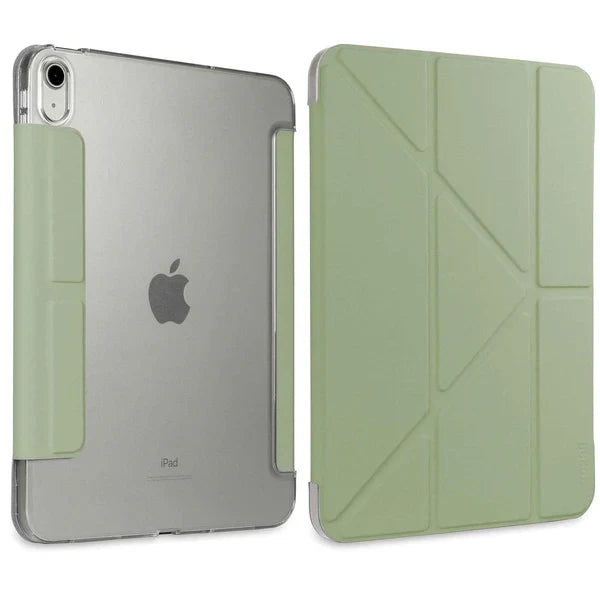 Torrii Torero iPad 11 (A16) & iPad 10.9 (10th Gen) Wallet Case - Light Green [B] - كفر ايباد حماية عاليه