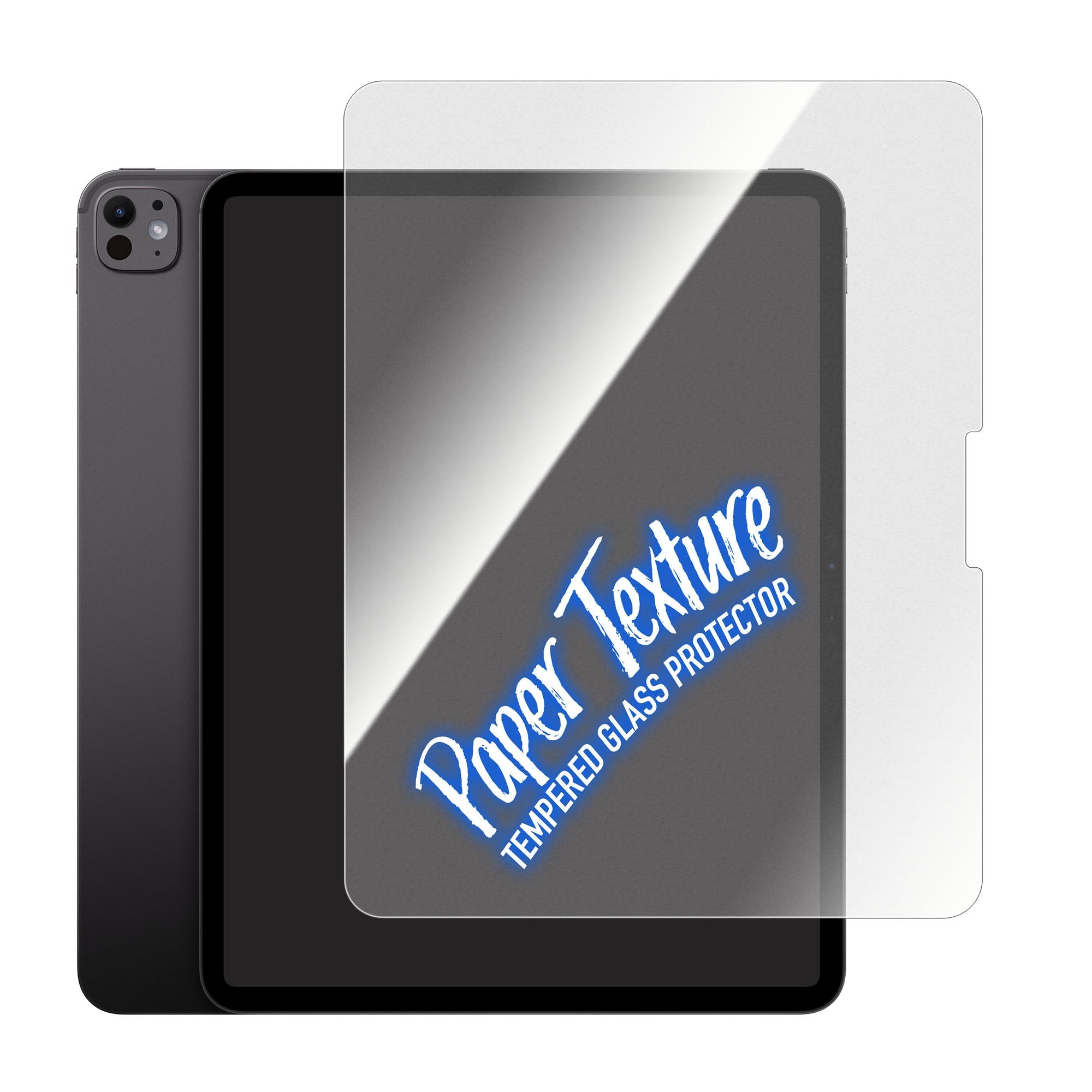 Torrii Bodyglass Paper Texture Glass Screen Protector for iPad - توري حماية شاشة زجاج تشبه ملمس الورق للأيباد - شفاف