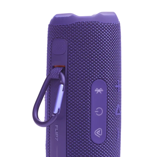 JBL Flip 7 Portable Bluetooth Speaker - Purple [O] - سماعة سبيكر - بلوتوث - ضد الماء - كفالة 24 شهر