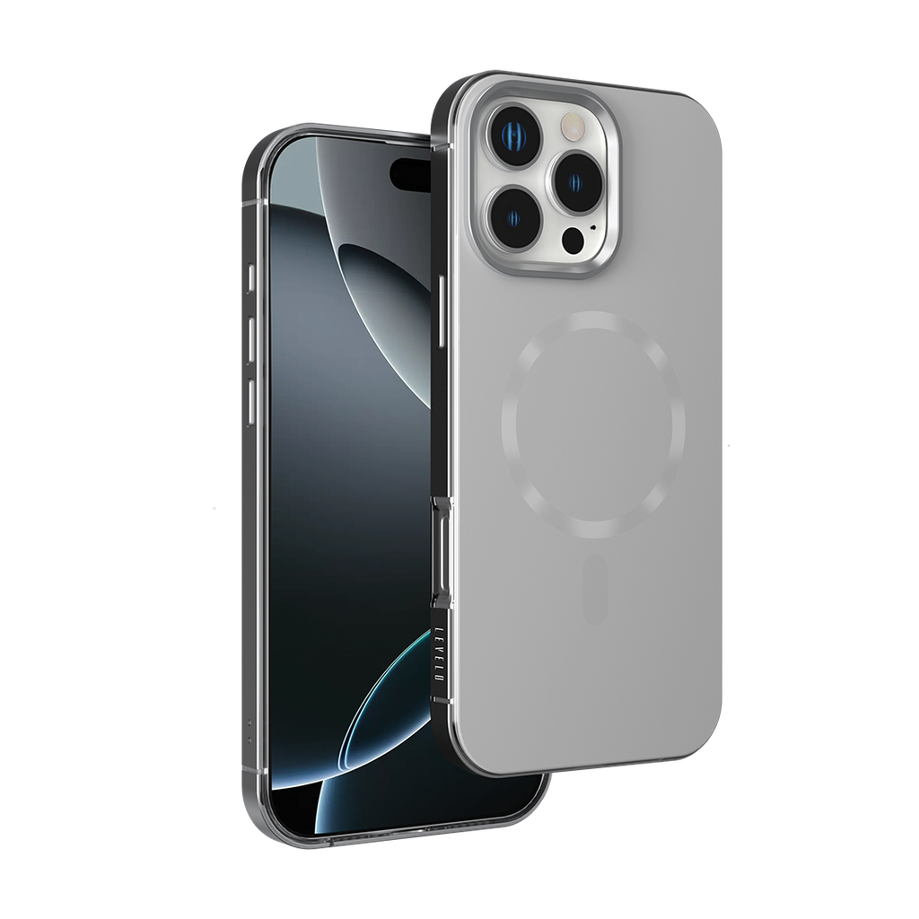 Levelo Fiora MagSafe Liquid Silicone Case With Pattern For iPhone17 Pro / 17 Pro Max [O] كفر حماية عالية - ليفلو - ماق سيف