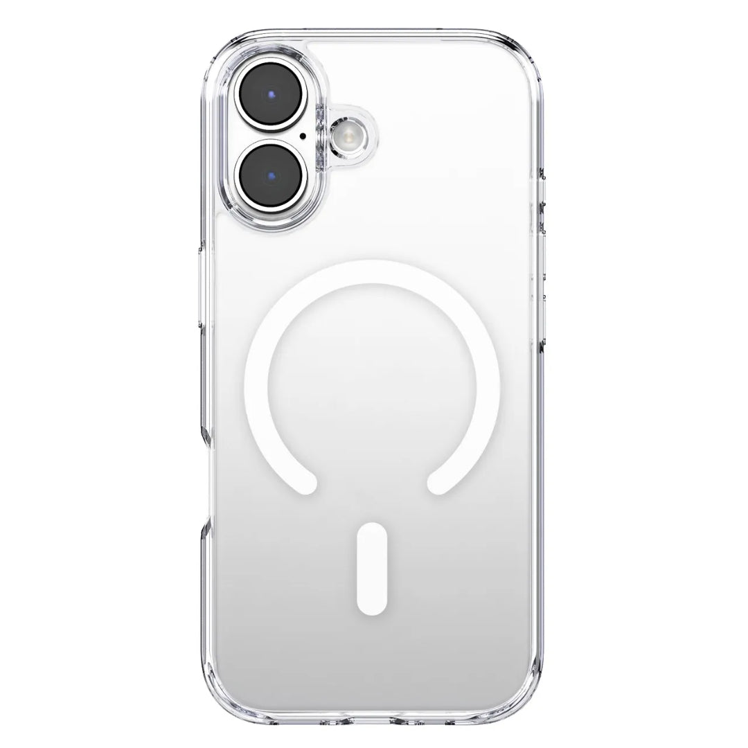 Levelo MagSafe Clara Case - for iPhone 17 - Crystal Clear [O] - كفر حماية عالية - ماغ سيف - سلسلة ايفون 17 - ليفيلو - شفاف